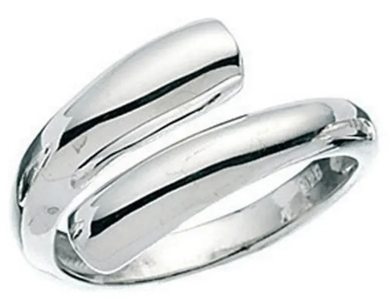 Bague design  éclat sculptural  en argent 925