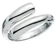 Bague design  éclat sculptural  en argent 925