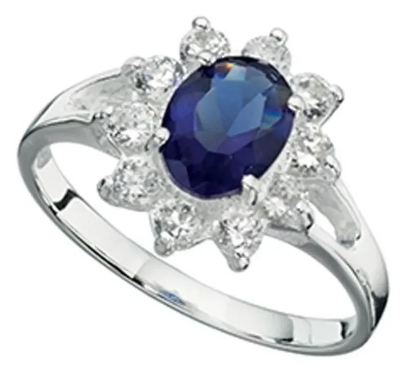 Bague princesse éclat royal en argent 925