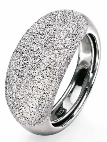 Bague coupe diamant argent 925/1000
