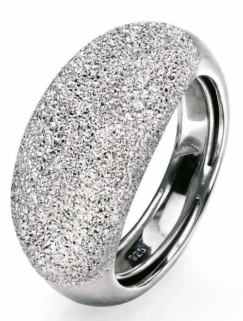 Bague coupe diamant argent 925/1000