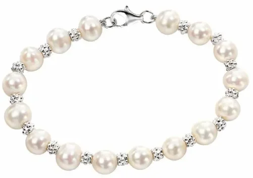 Bracelet perle d'eau douce en argent 925/1000
