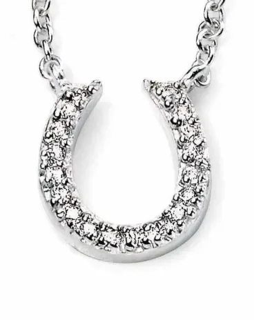 Collier fer à cheval en argent 925/1000