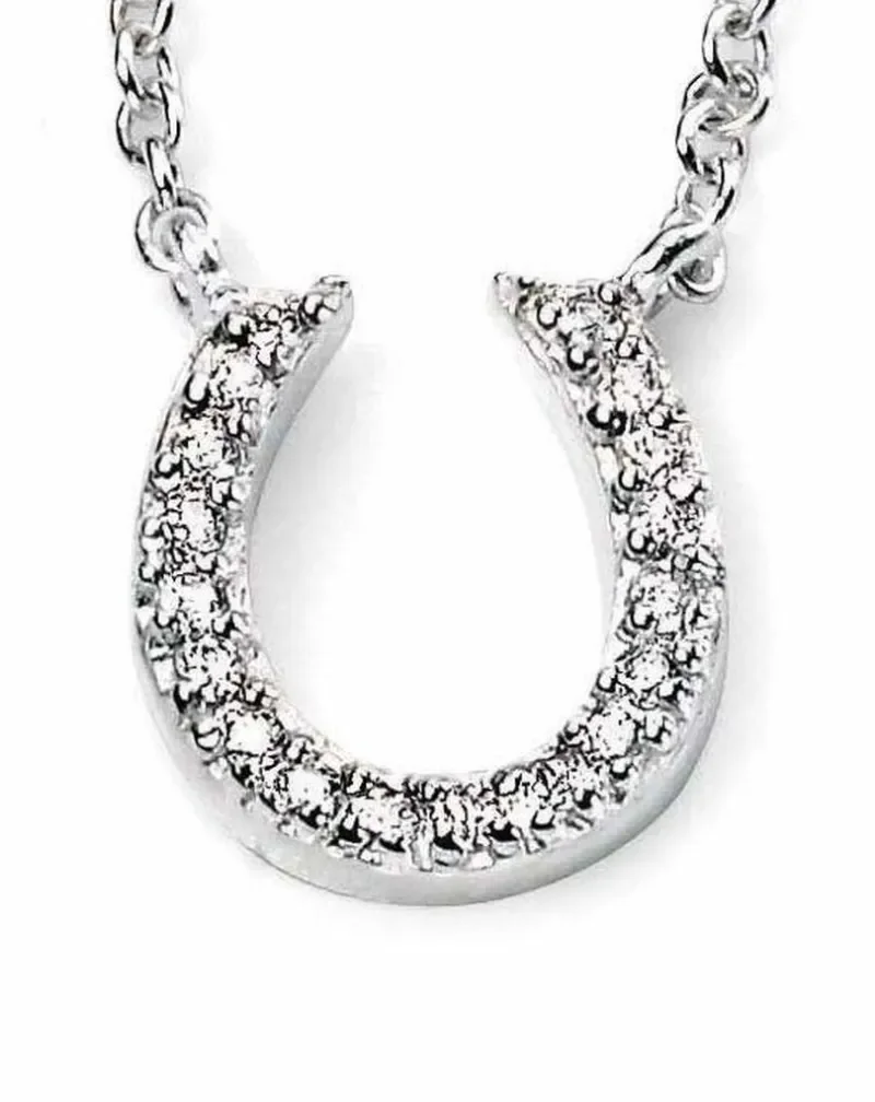 ✨ collier fer à cheval porte-bonheur en argent 925