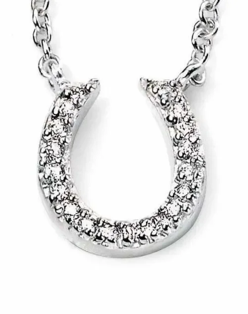 Collier fer à cheval en argent 925/1000
