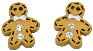 Mon-bijou - D930m - Boucle d'oreille homme biscuit en argent 925/1000