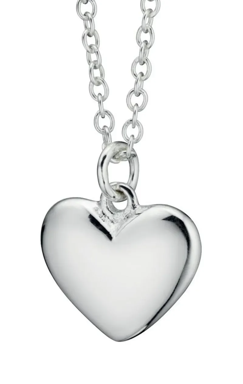 Collier pendentif cœur en argent 925
