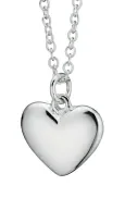 Collier pendentif cœur en argent 925