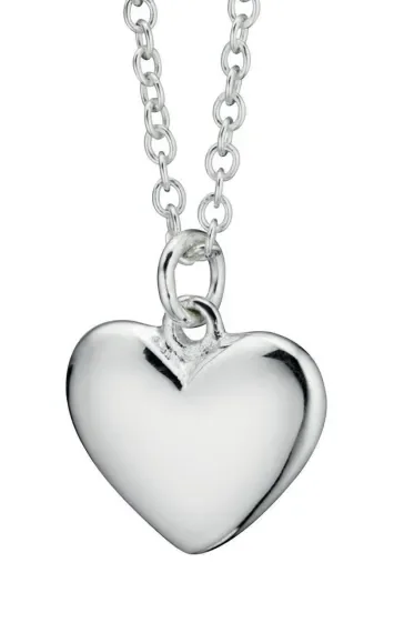 Mon-bijou - D3761 - Collier chic coeur en argent 925/1000