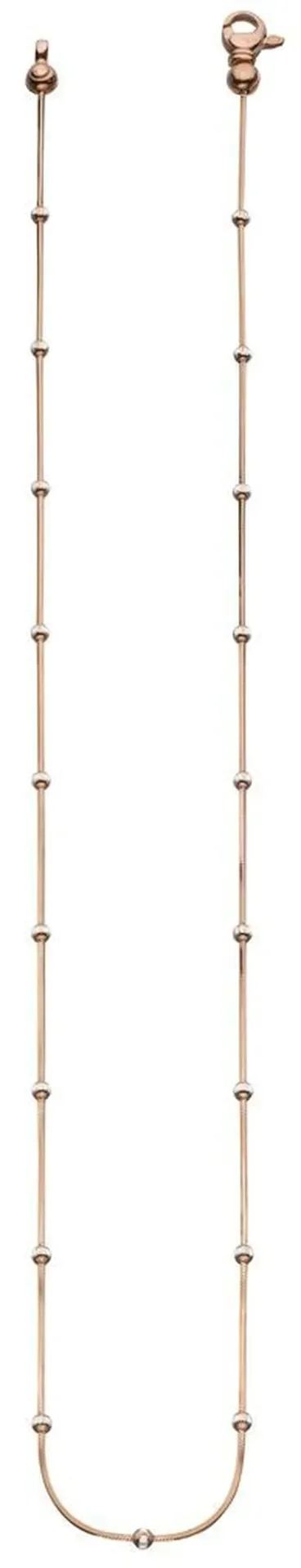 Mon-bijou - D3841 - Collier chic plaqué or rose en argent 925/1000