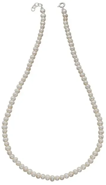 Mon-bijou - D3844p - Collier chic perle et en argent 925/1000