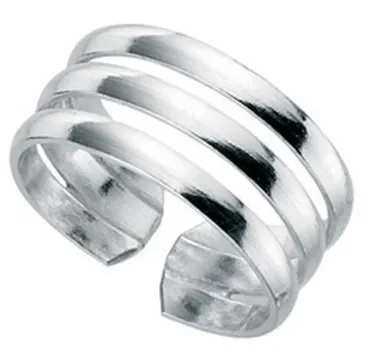 Mon-bijou - D2596 - Bague orteil chic ajustable en argent 925/1000