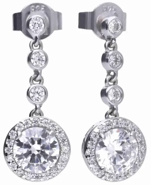 Mon-bijou - D5588 - Boucle d'oreille tendance en argent 925/1000