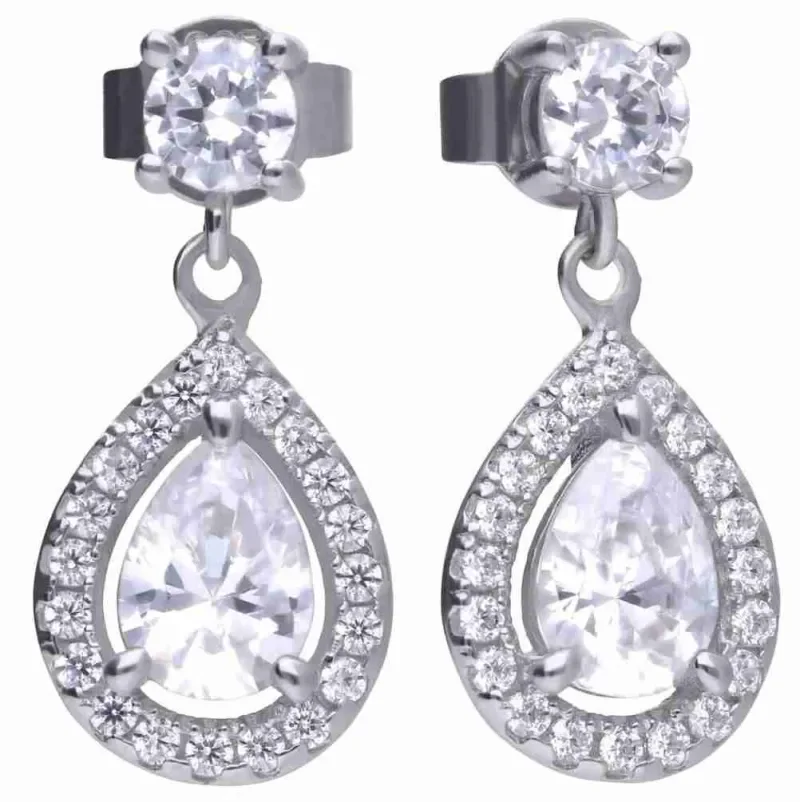 Boucles d oreilles  éclat pur  en argent 925