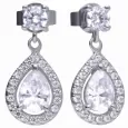 Boucles d oreilles  éclat pur  en argent 925