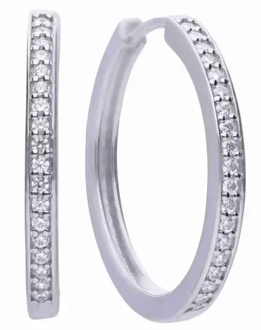 Mon-bijou - D5605 - Boucle d'oreille original en argent 925/1000