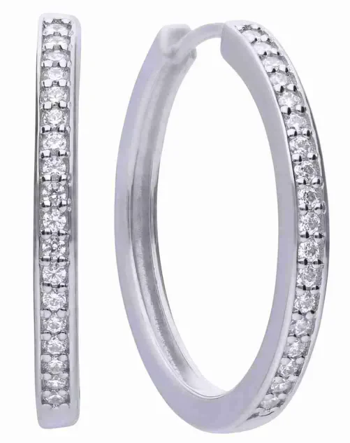 Mon-bijou - D5605 - Boucle d'oreille original en argent 925/1000