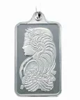 Collier déesse fortuna en argent pur 999 - talisman porte-bonheur