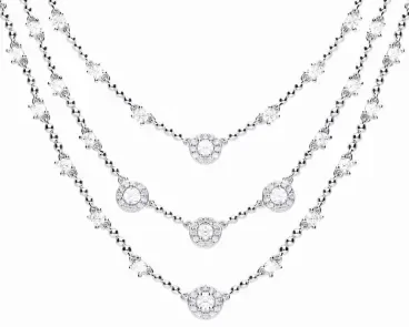 Mon-bijou - D4252 - Collier pour des grands évenements en argent 925/1000