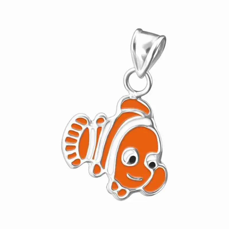 Collier poisson évasion en argent 925