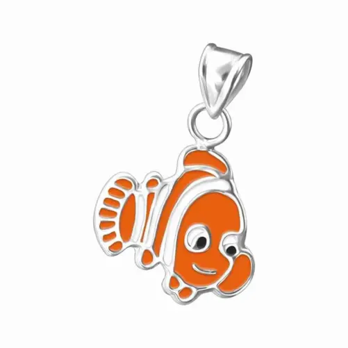 Collier poisson évasion en argent 925
