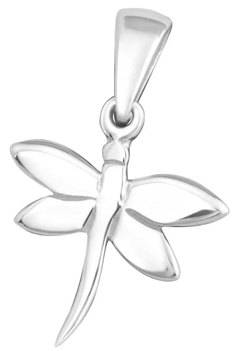 Collier libellule poétique en argent 925