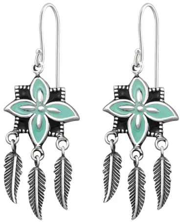 Mon-bijou - H31291 - Boucle d'oreille tendance en argent 925/1000