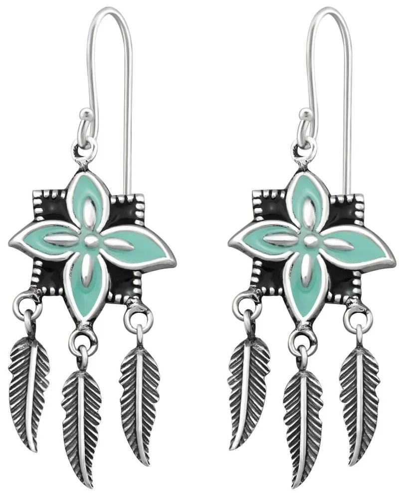Boucles d oreilles lignes pures - argent massif 925
