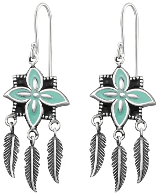 Boucles d oreilles lignes pures - argent massif 925