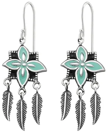 Mon-bijou - H31291 - Boucle d'oreille tendance en argent 925/1000