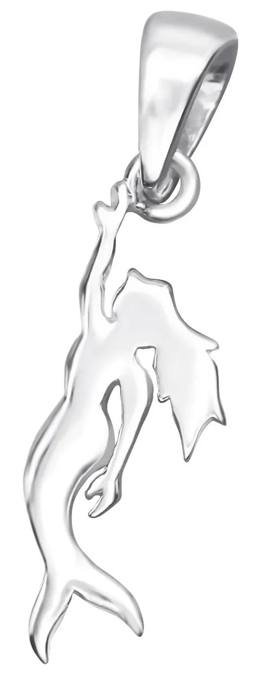 Collier sirène  chant des océans  en argent 925