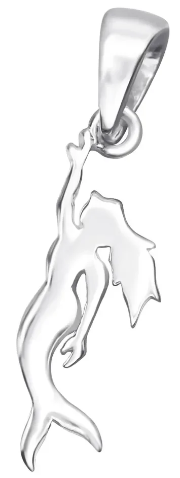 Mon-bijou - H32270 - Collier siréne en argent 925/1000