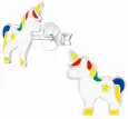 Boucles d oreilles licorne enfant - argent 925