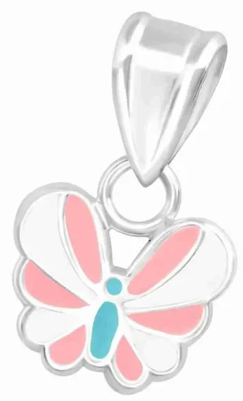Mon-bijou - H36656 - Collier papillon en argent 925/1000