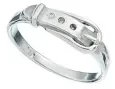 Bague ceinture  l étreinte  en argent massif 925
