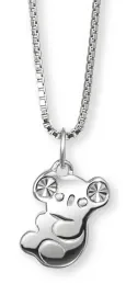 Collier koala  tendre câlin  en argent 925