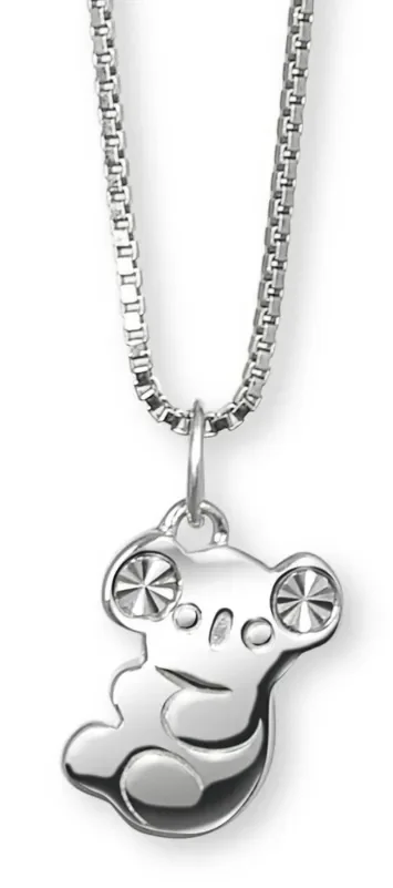 Mon-bijou - D4392 - Collier koala en argent 925/1000