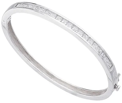 Bracelet chic zirconia en argent 925/1000