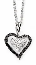 Collier cœur céleste en argent 925