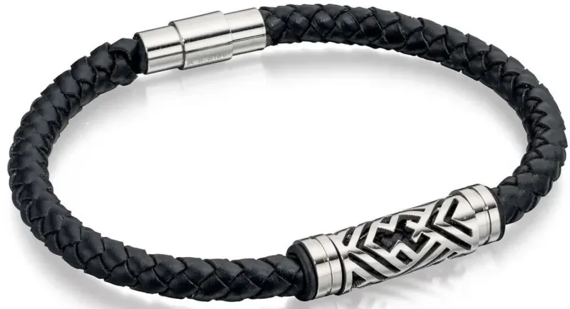 Bracelet homme  alliance urbaine  en acier inoxydable