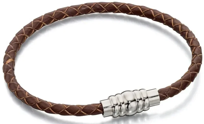 Bracelet maillon infini en acier inoxydable