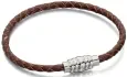 Bracelet maillon infini en acier inoxydable