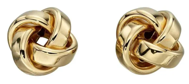 Boucles d oreilles or jaune 9 carats - éclat quotidien