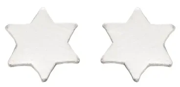 Mon-bijou - D022 - Boucle d'oreille étoile en argent 925/1000