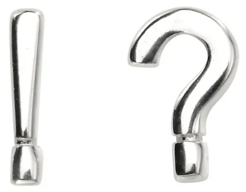 Mon-bijou - D960 - Boucle d'oreille original en argent 925/1000