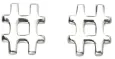 Boucles d oreilles boucles éclat d argent 925