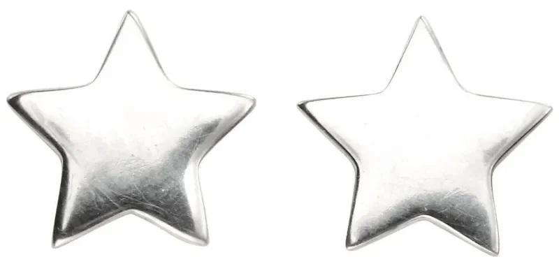 Boucles d oreilles étoile scintillante en argent 925