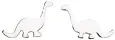 Boucles d oreilles boucles dinosaure en argent 925