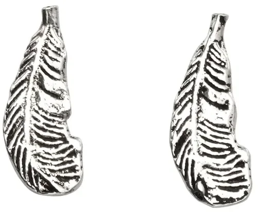 Boucles d oreilles pendantes plume en argent 925 - esprit bohème