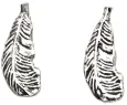 Boucles d oreilles pendantes plume en argent 925 - esprit bohème